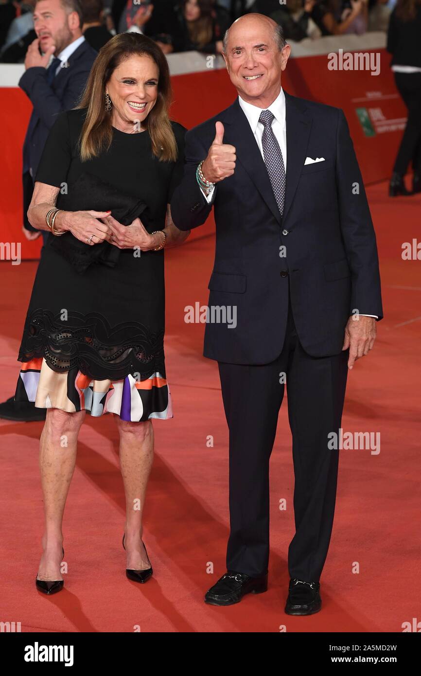 Rom, Italien. Okt, 2019 21. Rom Kino Fest 2019. Rome Film Festival. Red Carpet Film den Iren. Im Bild: Lewis Eisenberg, US-Botschafter in Italien mit seiner Frau Judith Credit: Unabhängige Fotoagentur/Alamy leben Nachrichten Stockfoto