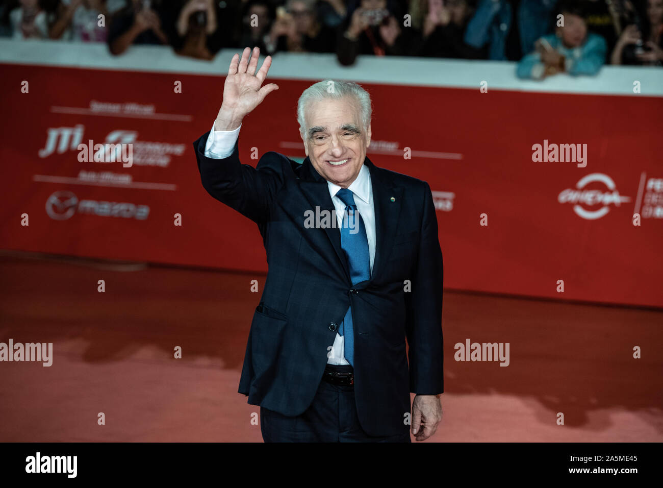 Martin Scorsese nimmt "die Iren "roter Teppich" während des 14 Rom Film Festival. Stockfoto