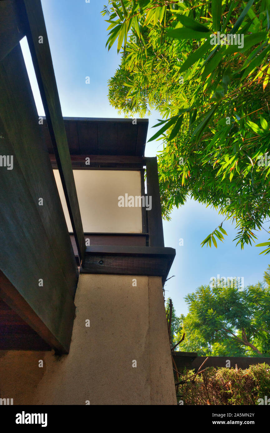 Die Schindler House auf der Kings Road in West Hollywood, Kalifornien, fotografiert während des Tages von Aurelia Dumont Fotografie Stockfoto