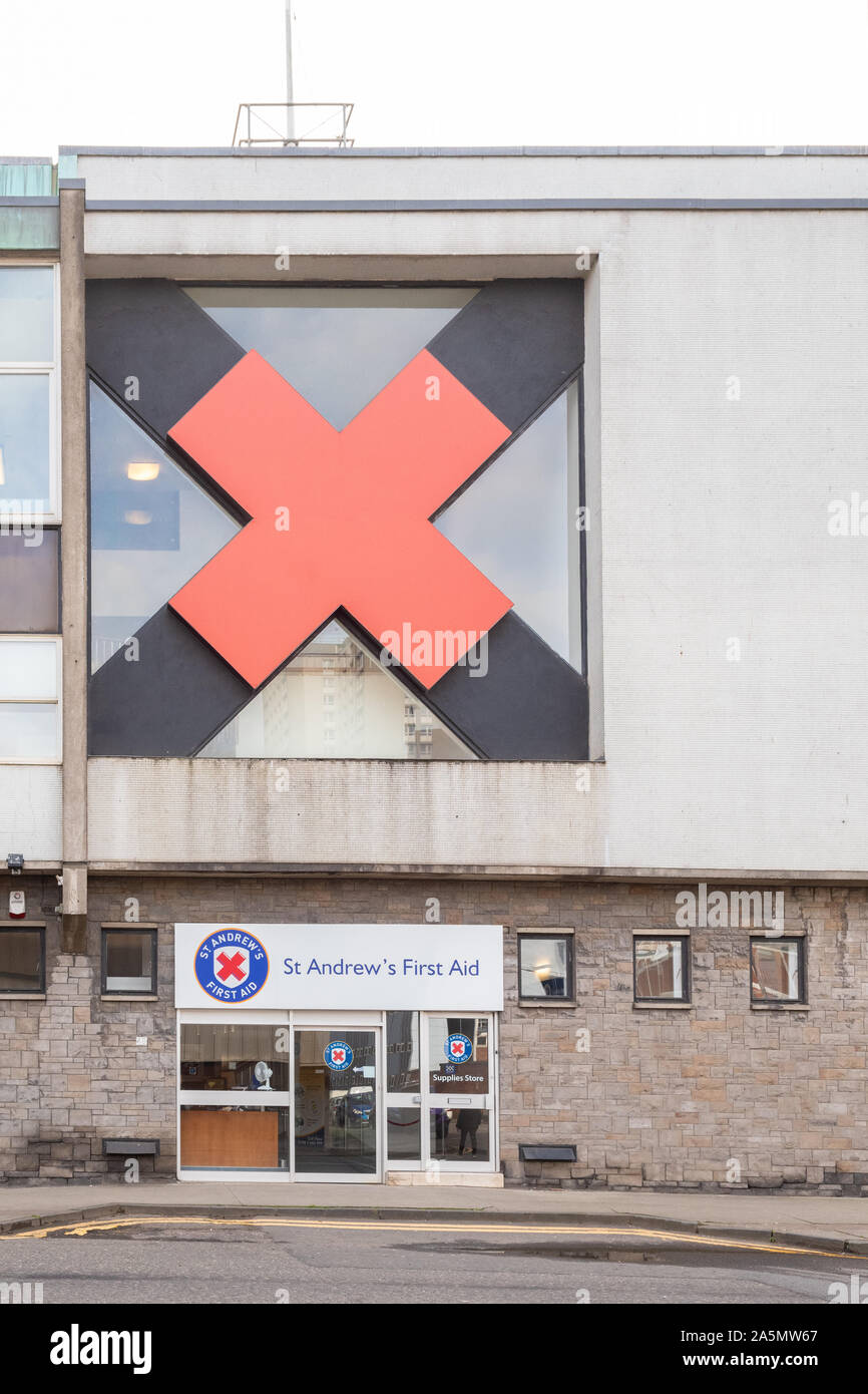 St Andrews Erste Hilfe Liebe und soziale Unternehmen, das erste Hilfe und Schulungen in Schottland, Milton Street, Glasgow, Schottland, Großbritannien Stockfoto