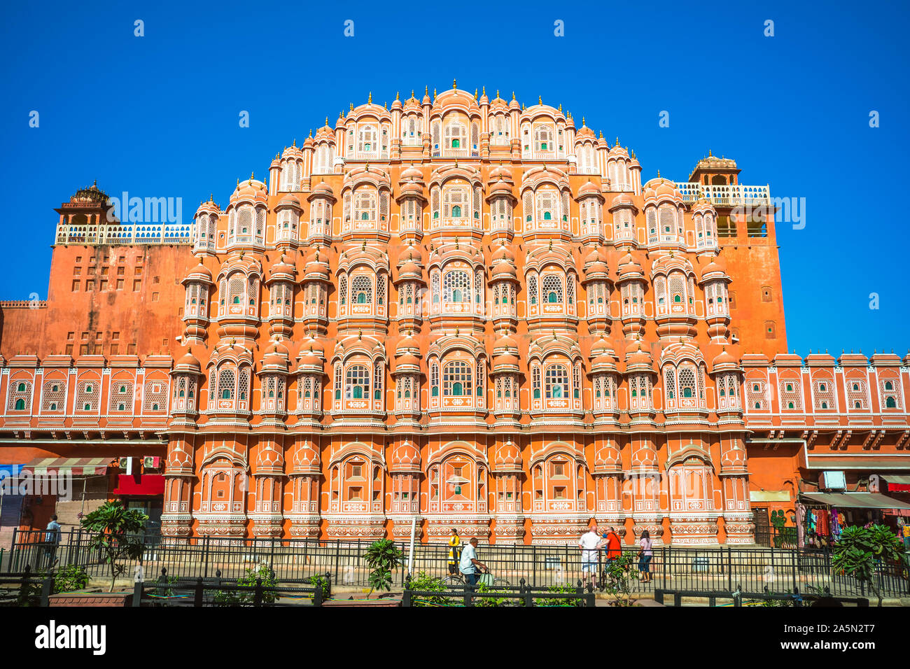 Hawa Mahal (Palast der Winde) in Jaipur Stockfoto