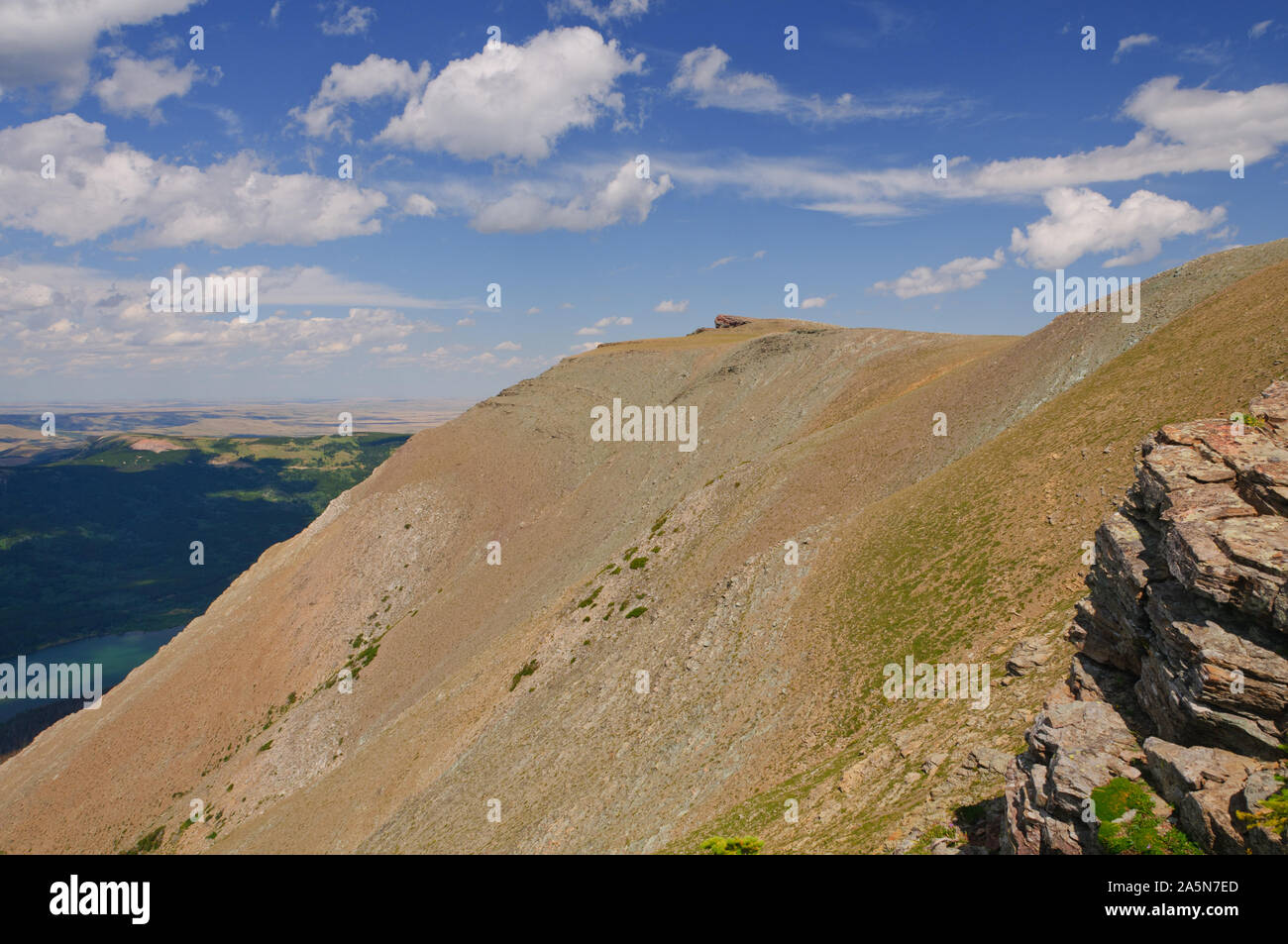 Blick auf malerische Punkt im Glacier National Park Stockfoto