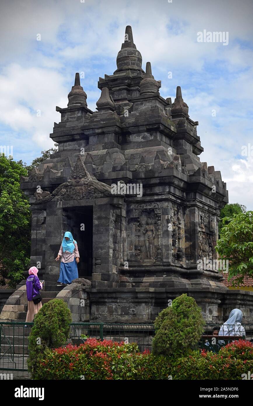 Pawon Tempel in Java, Indonesien. Stockfoto