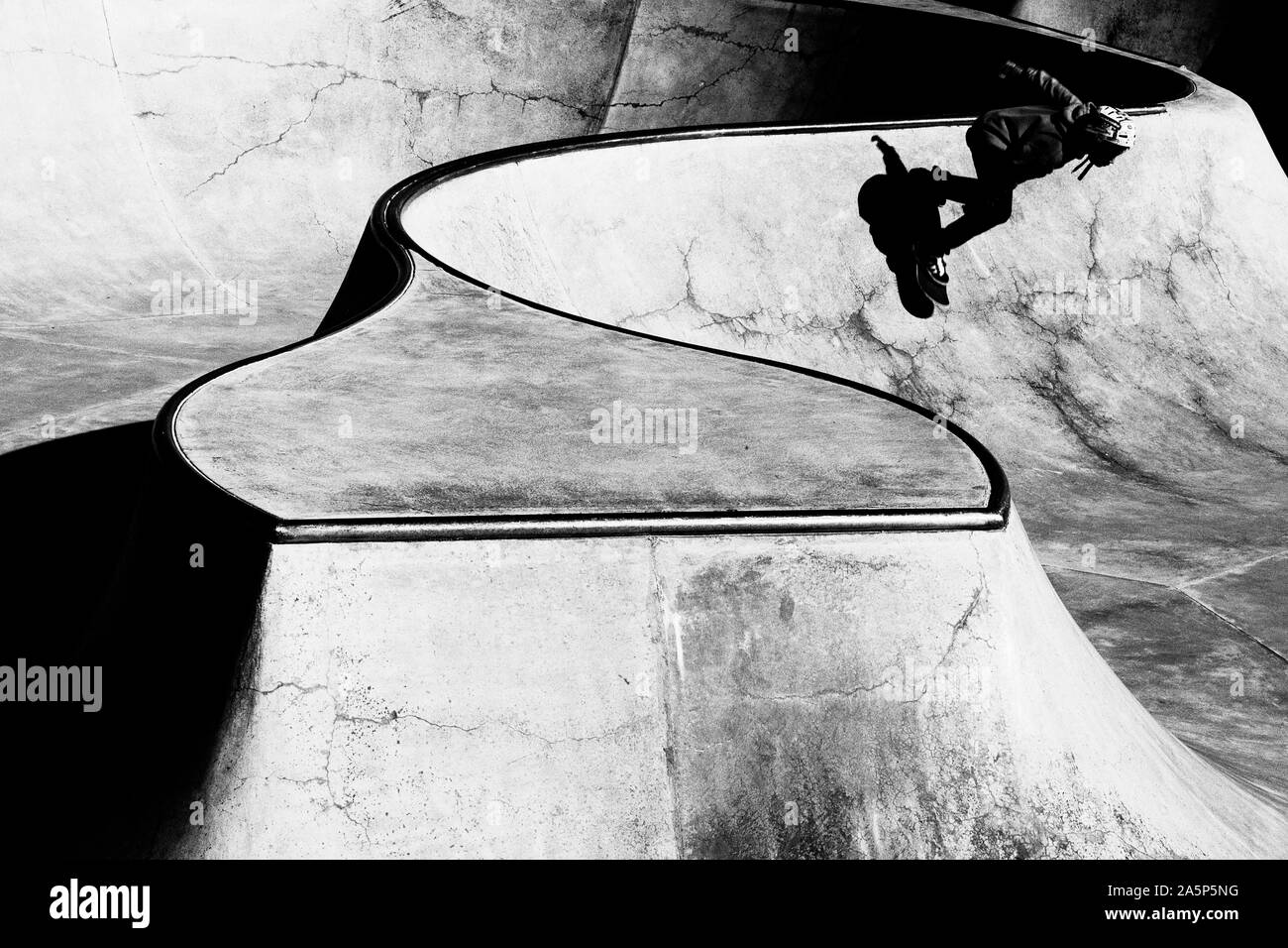 Skateboard-park Stockfoto