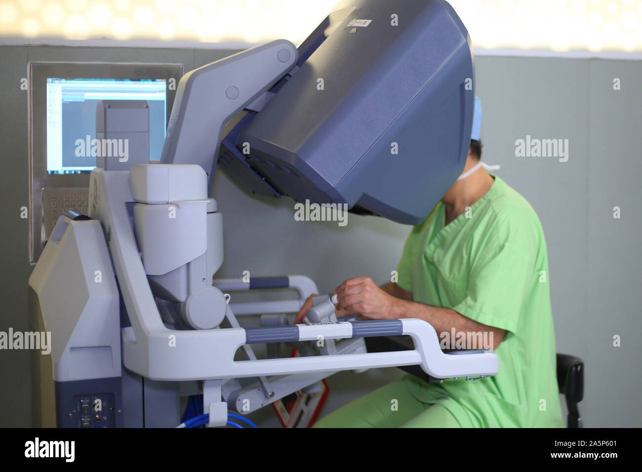 Medizinische Roboter. Robotische Chirurgie. Medizinische Maßnahme Roboter. Minimalinvasiven Roboterchirurgie. Stockfoto