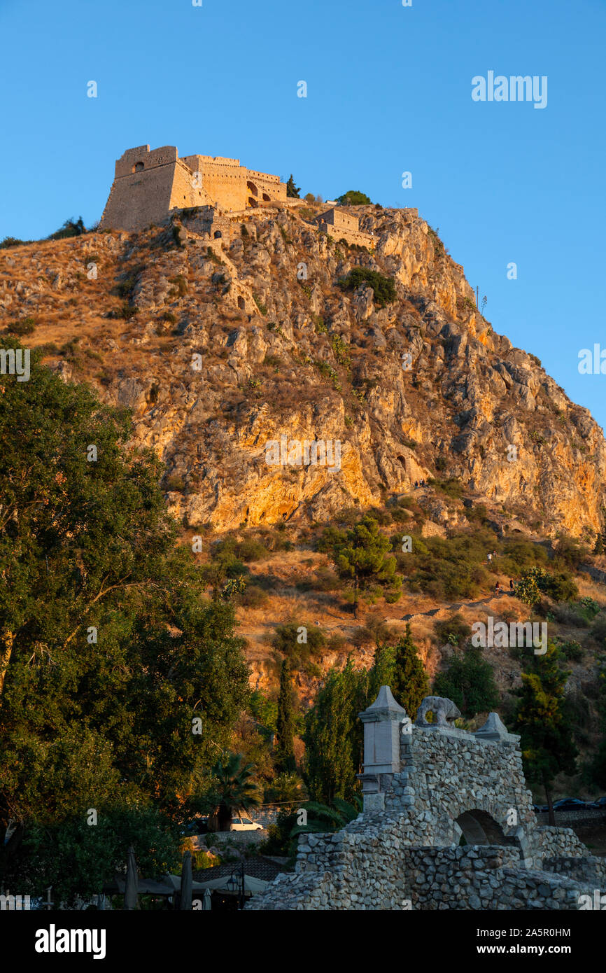 Burg Bourtzi, Nafplio, Griechenland Stockfoto