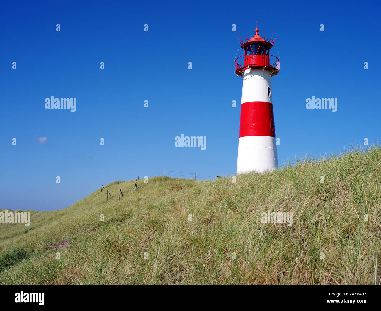 Leuchtturm Ostellenbogen, Insel Sylt, Schleswig-Holstein, Deutschland Stockfoto