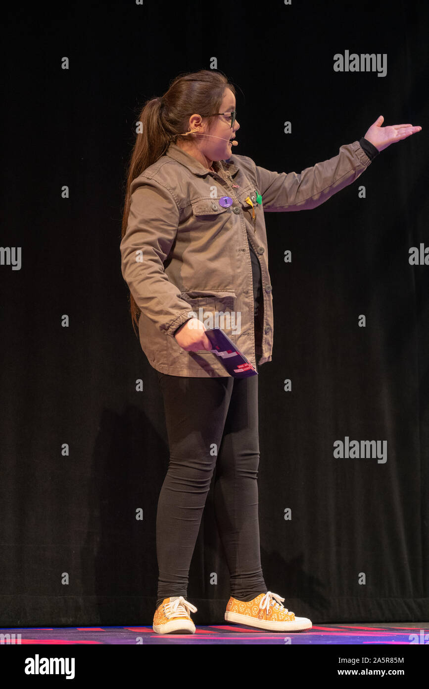 Kreativität World Forum 2019 in Eindhoven in den Niederlanden mit Lilly Platt Stockfoto