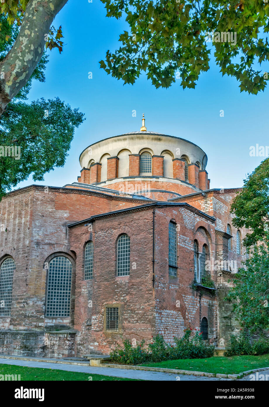 TOPKAPI PALACE TÜRKEI DIE ROSA STEIN HAGIA EIRENE KIRCHE Stockfoto