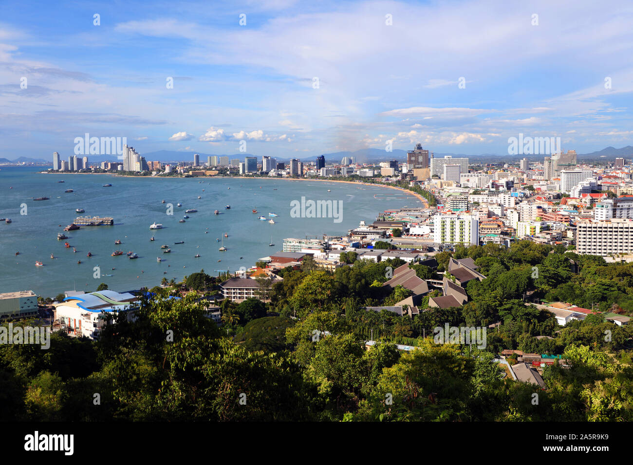Asien, Pattaya, Panorama, Chonburi, Thailand Stockfoto