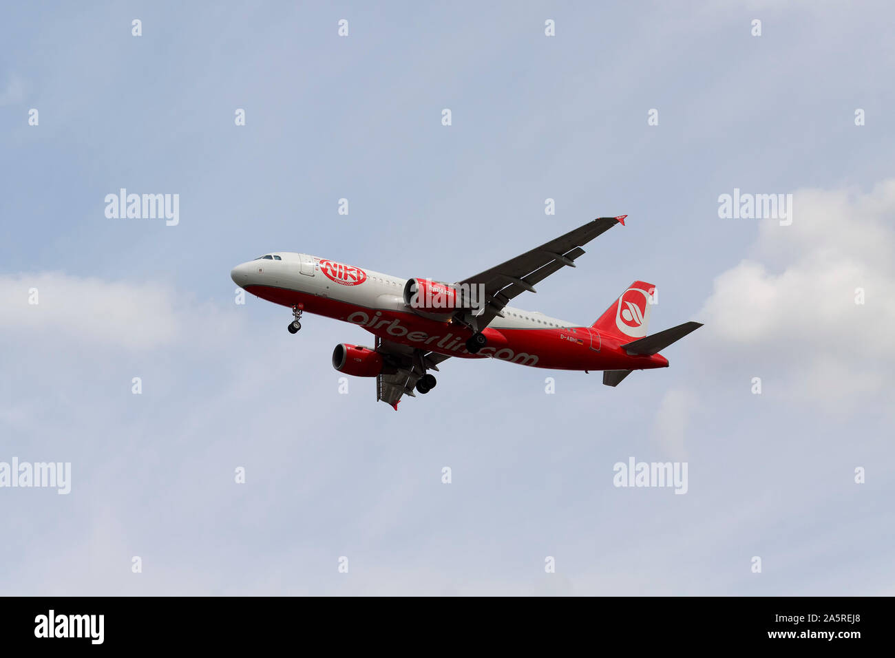 Airbus A 320-214, NIKI Stockfoto