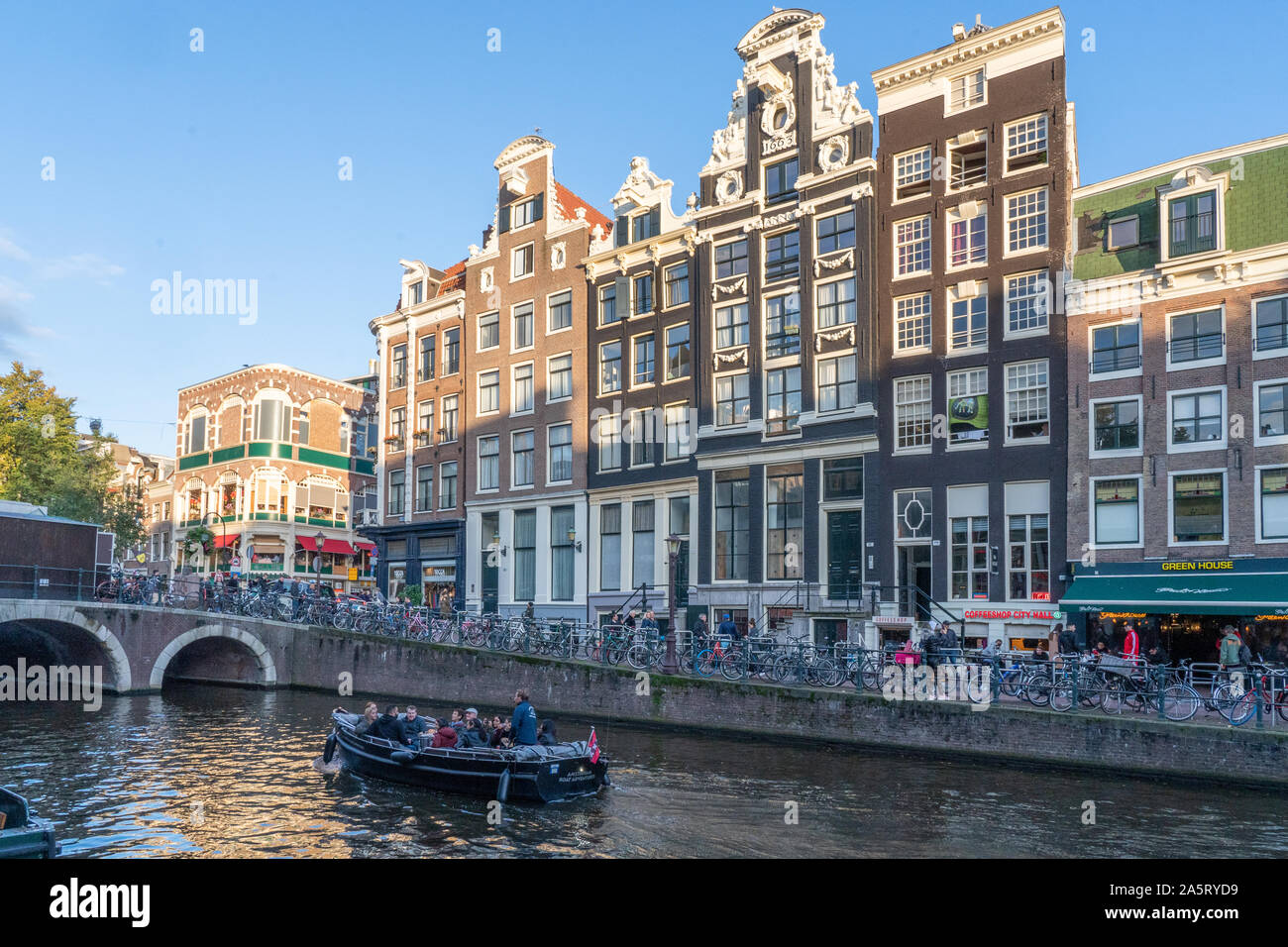 Allgemeine Ansichten von Amsterdam in den Niederlanden. Foto Datum: Donnerstag, 17. Oktober 2019. Foto: Roger Garfield/Alamy Stockfoto