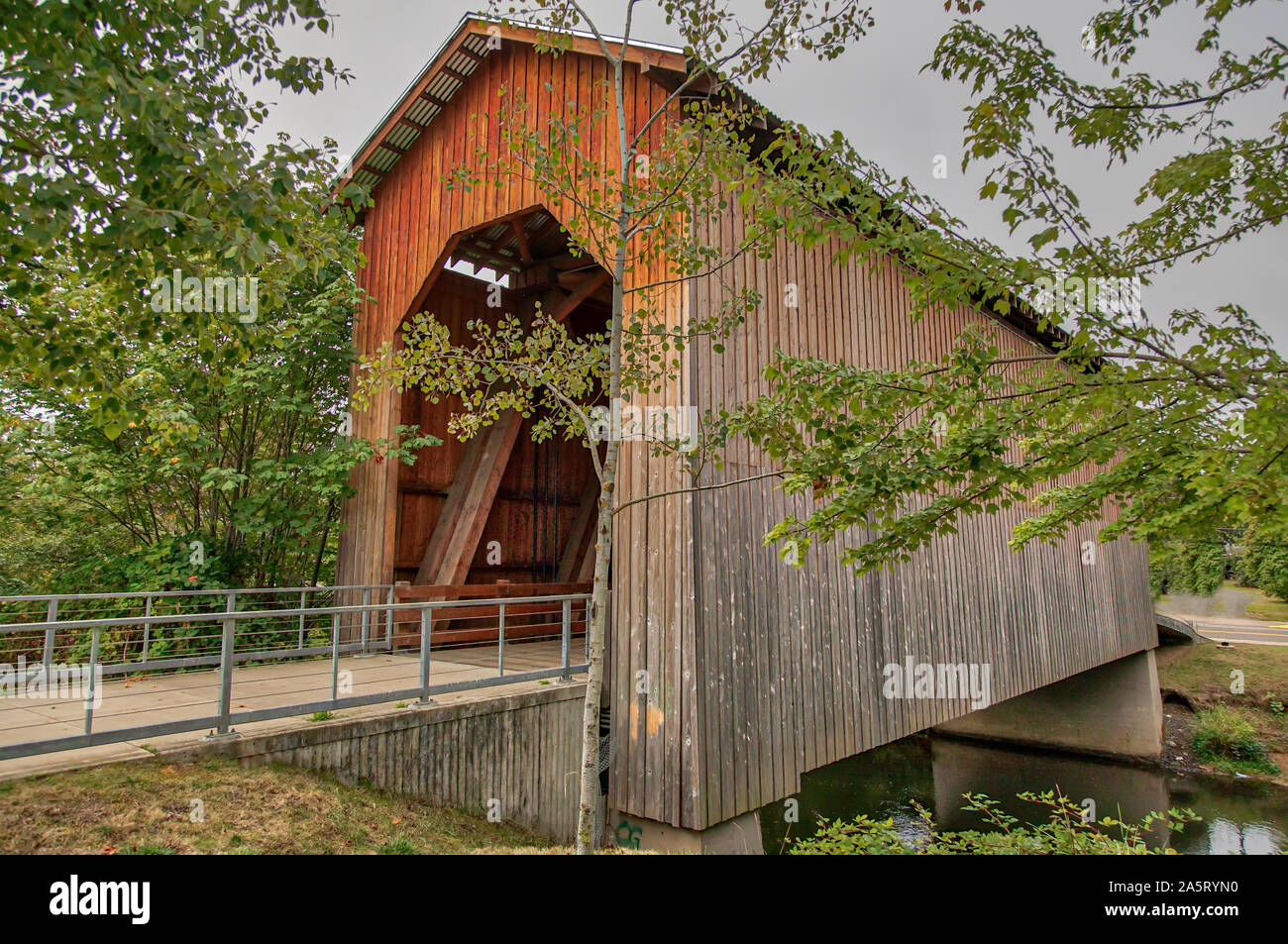 Kammern Covered Bridge Stockfoto