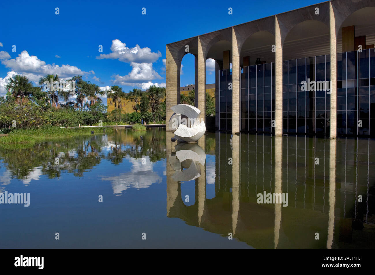 Palácio do Itamarati, Brasília, DF, Brasilien Stockfoto