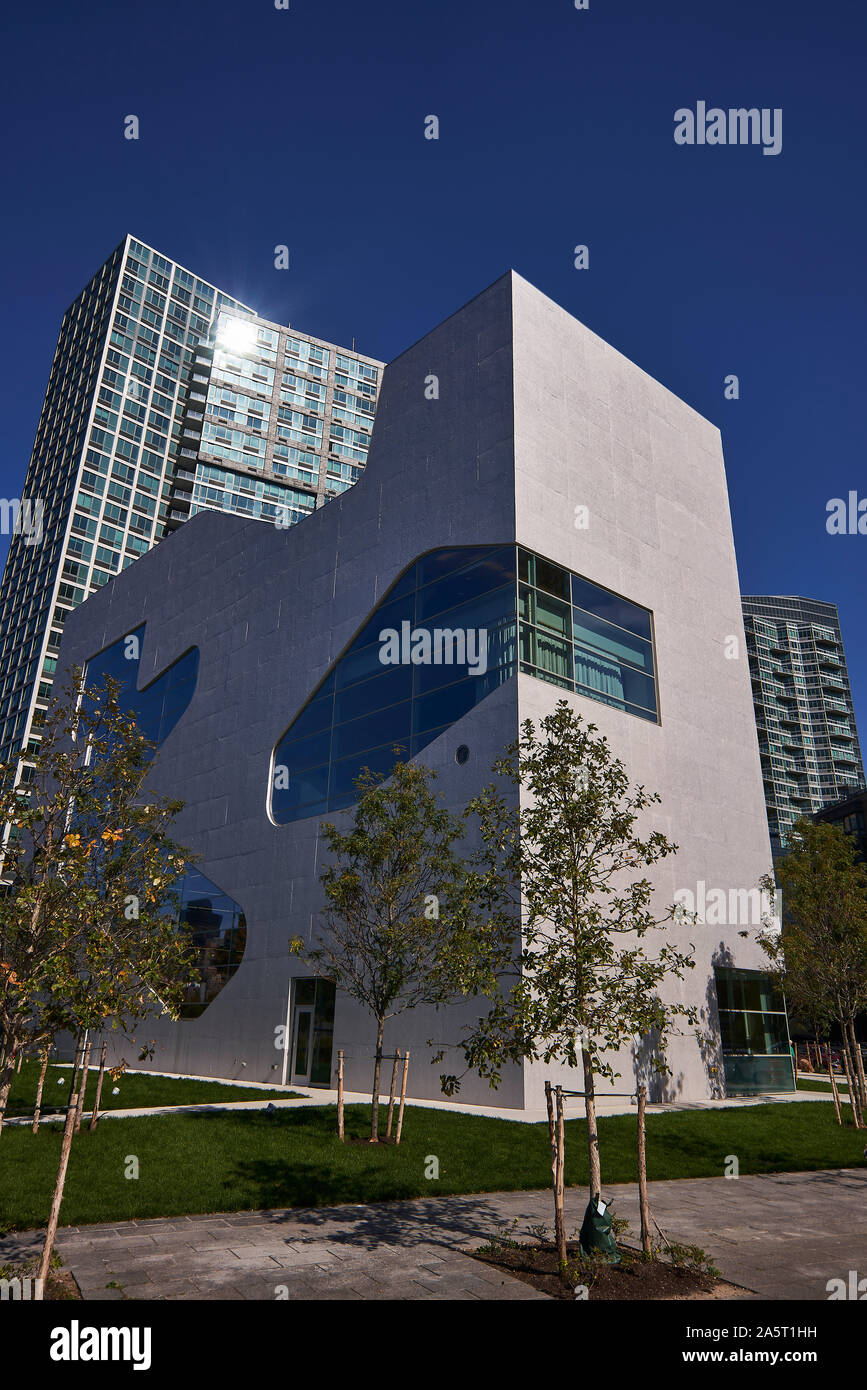 Hunters Point Community Library, von Steven Holl Architects Stockfoto