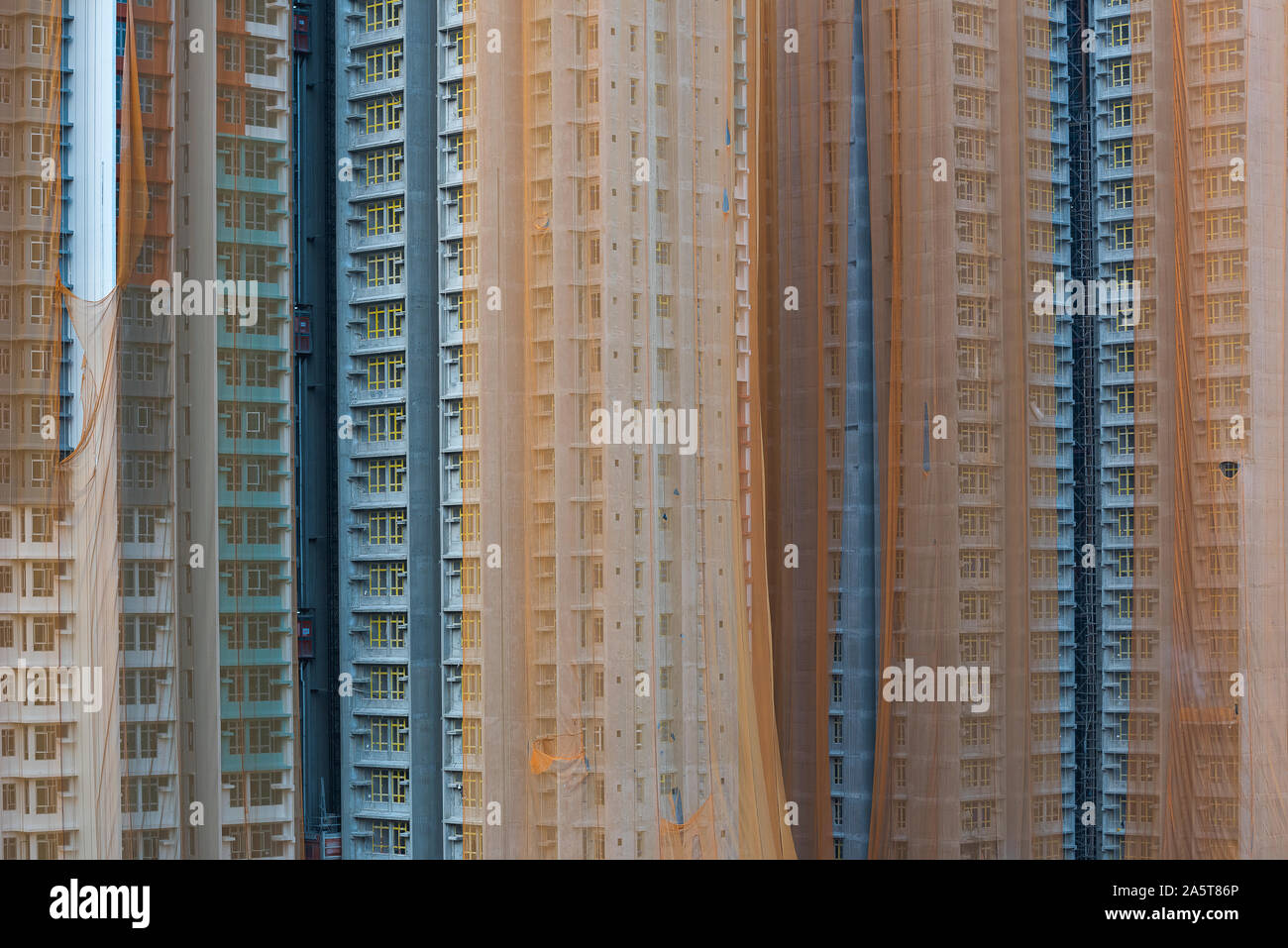Architektur in Hongkong, China Stockfoto
