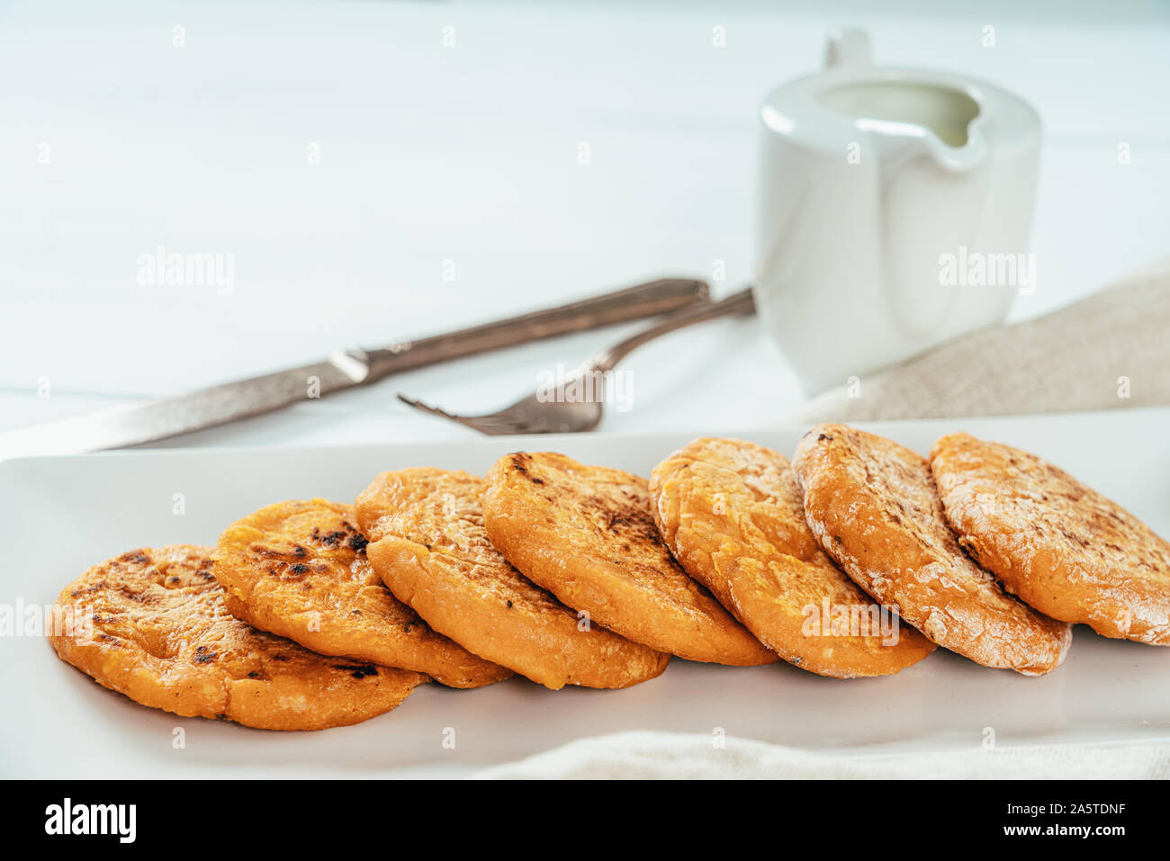 Karotte und Bean Süße Kuchen Stockfoto