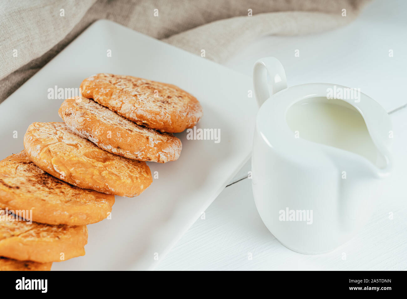 Karotte und Bean Süße Kuchen Stockfoto