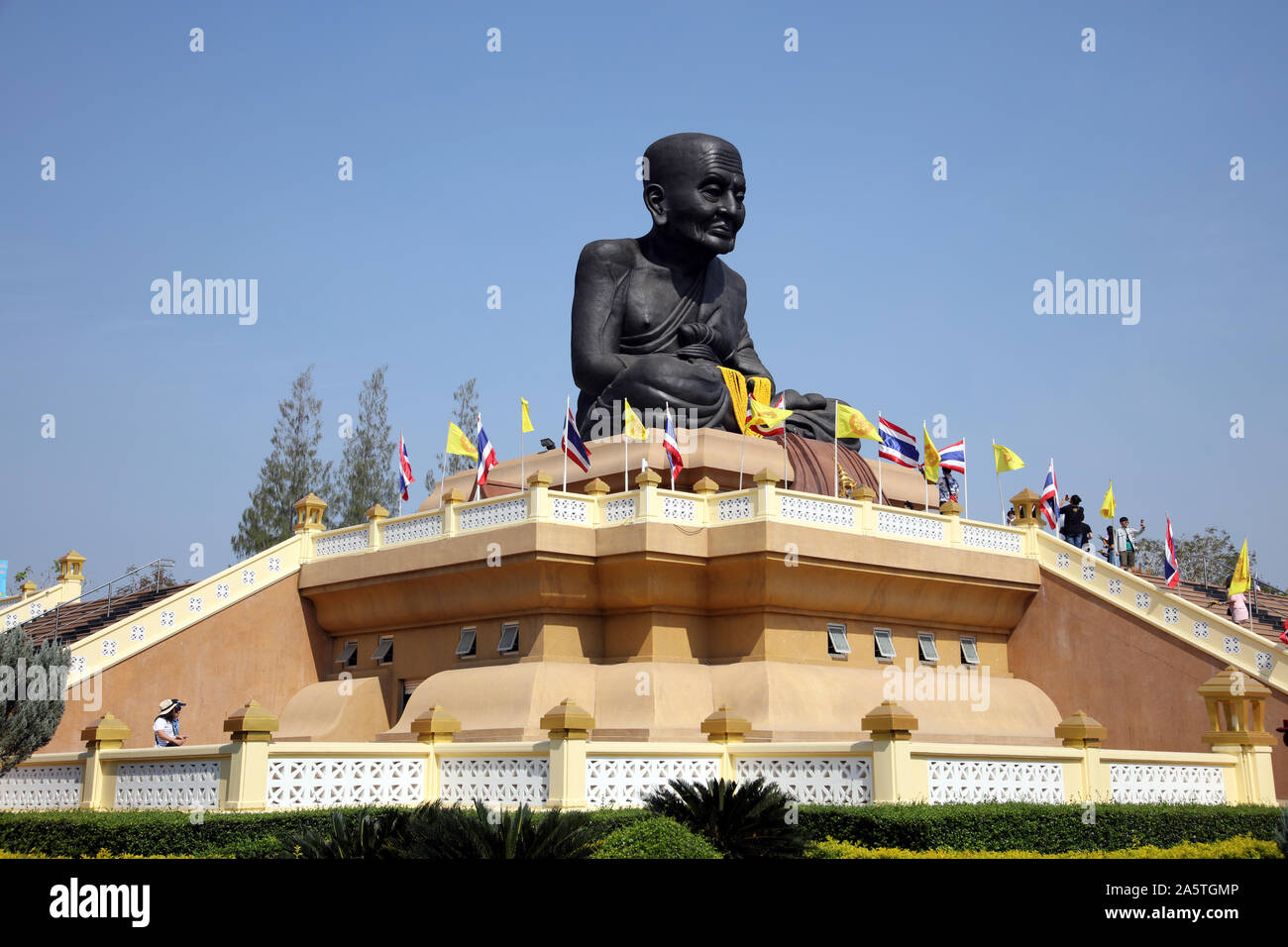 Asien, Thailand, Buddha, Hua Hin, Wat Huay Mongkol, Mönch, Luang PhoR Tuad Stockfoto