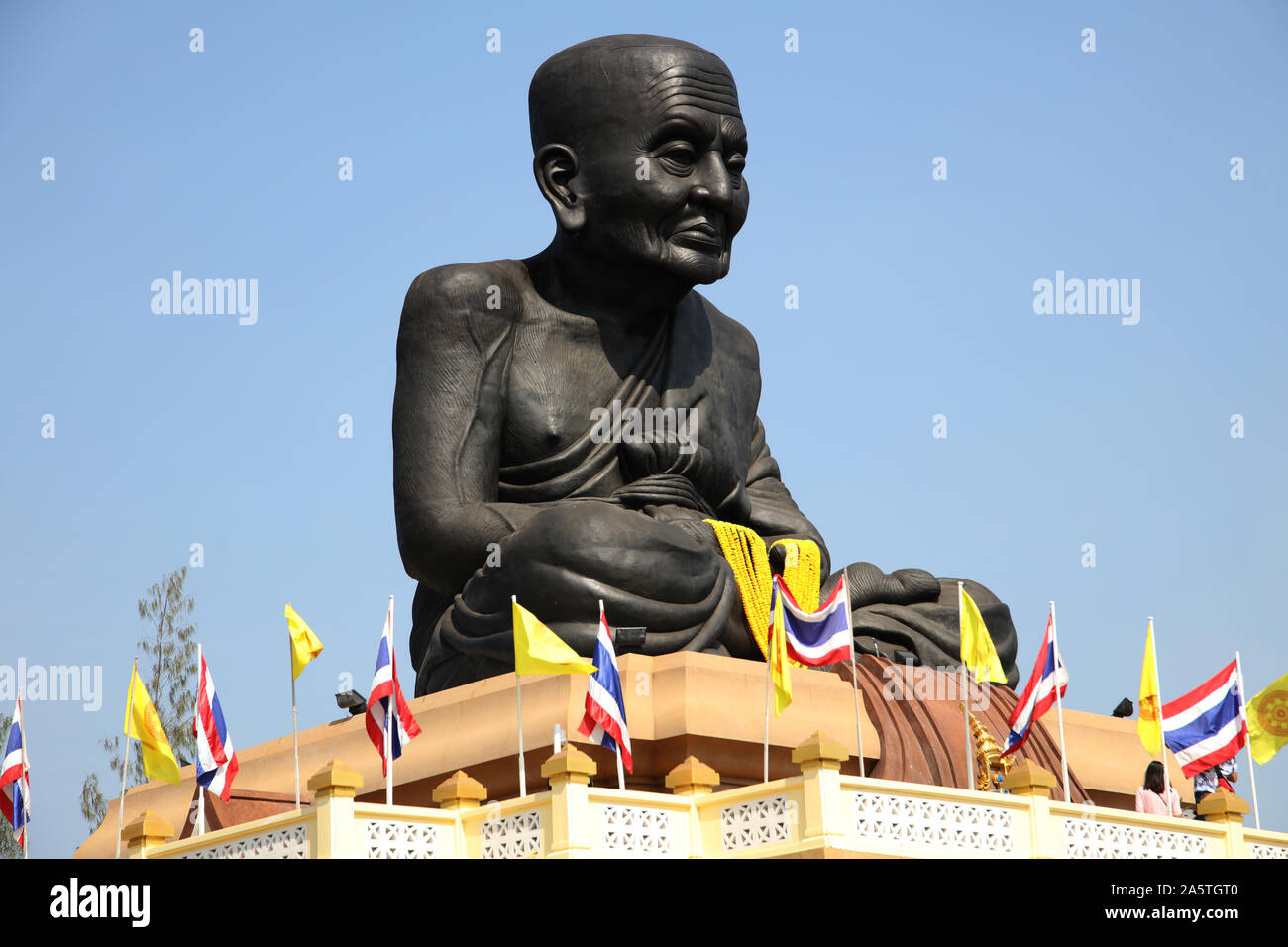 Asien, Thailand, Buddha, Hua Hin, Wat Huay Mongkol, Mönch, Luang PhoR Tuad Stockfoto