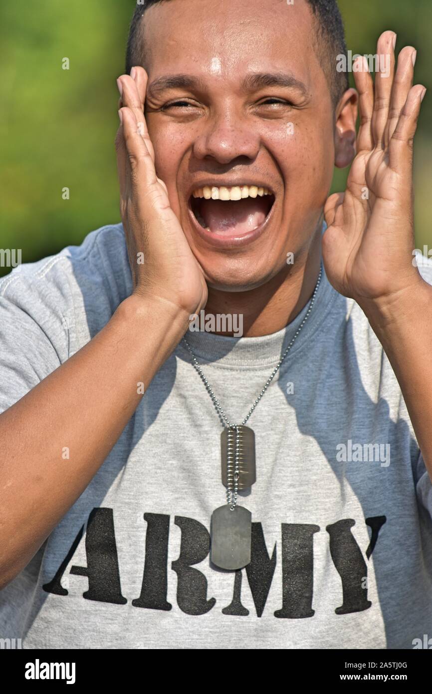 Soldier Shouting Stockfotos Und Bilder Kaufen Alamy