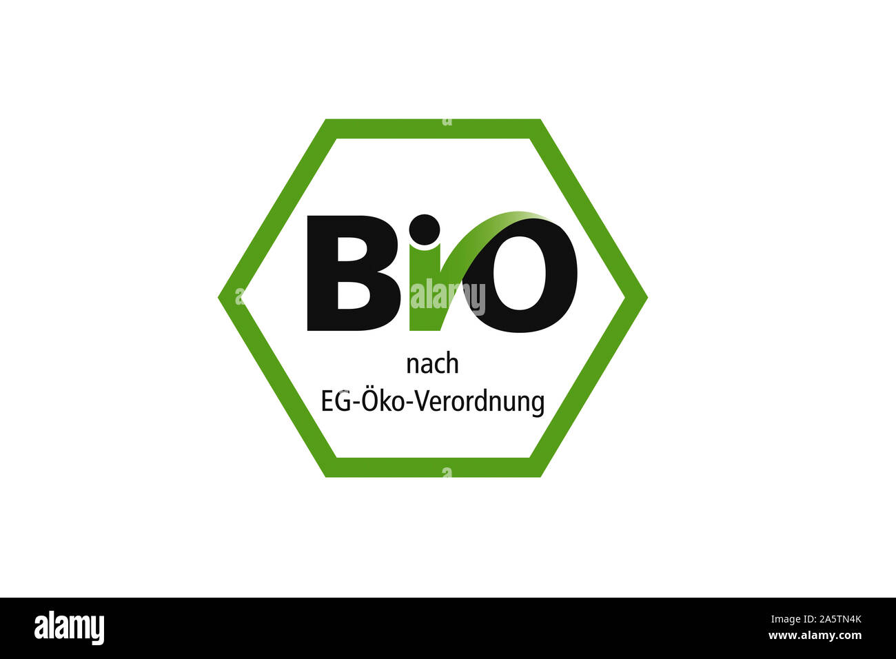 Deutsches Bio Siegel Stockfoto