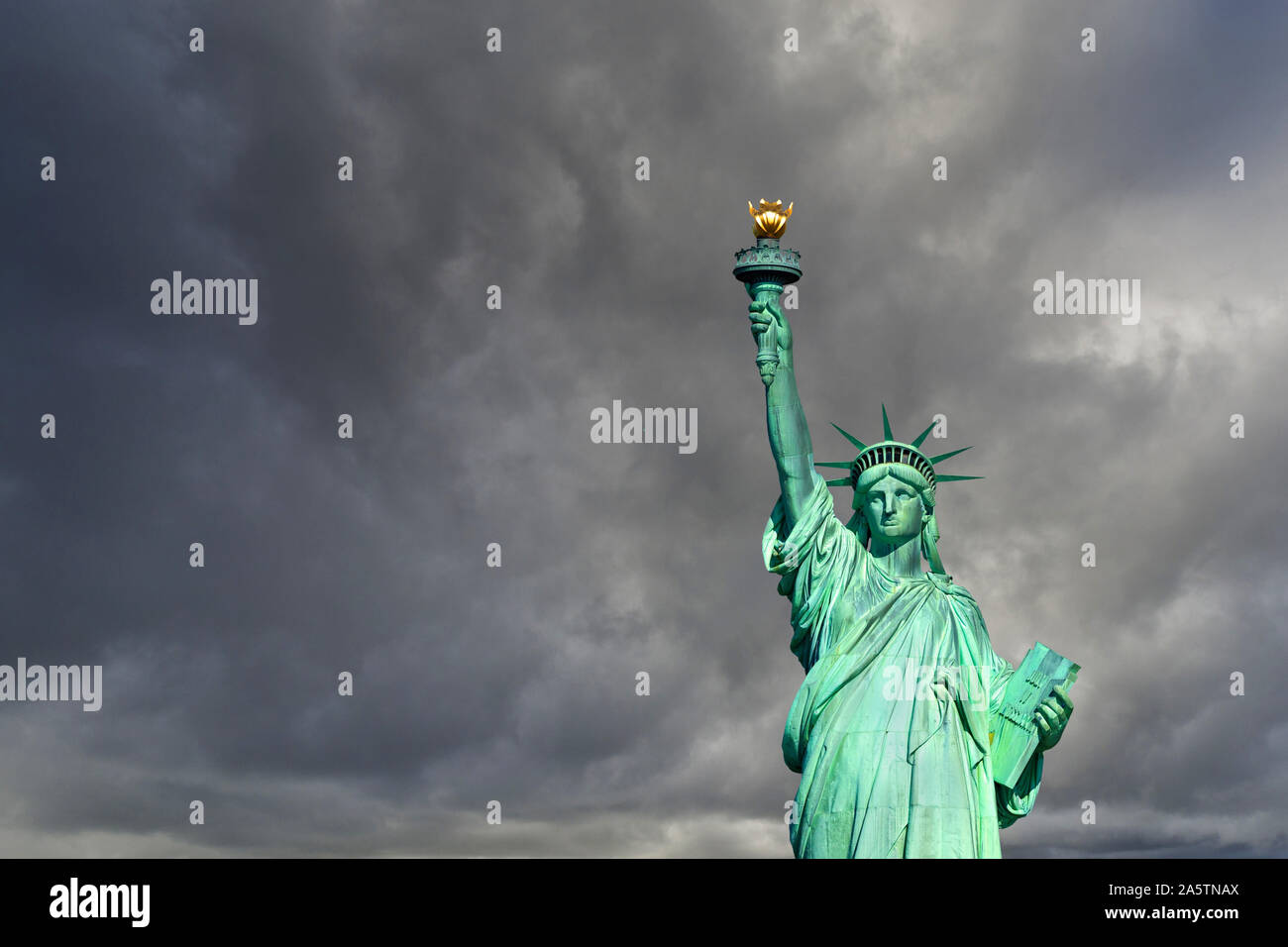 Freiheitsstatue in Manhattan, New York, USA Sterben Stockfoto