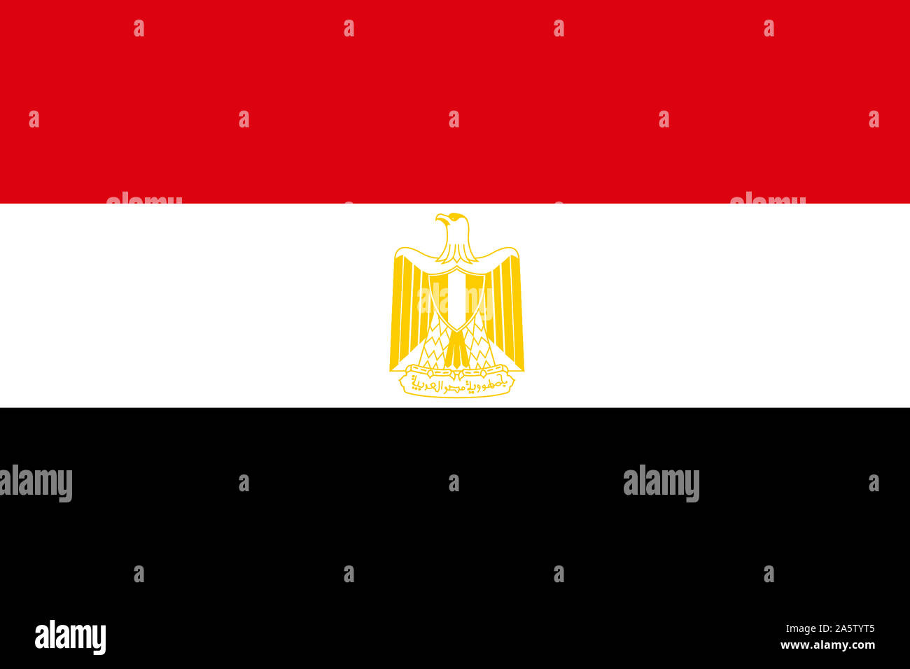 Nationalfahne, 1802 von Aegypten Stockfoto