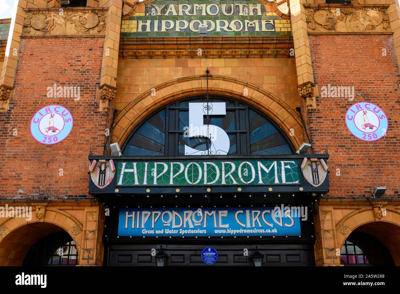 Hippodrom Zirkus Great Yarmouth in Norfolk UK Stockfoto