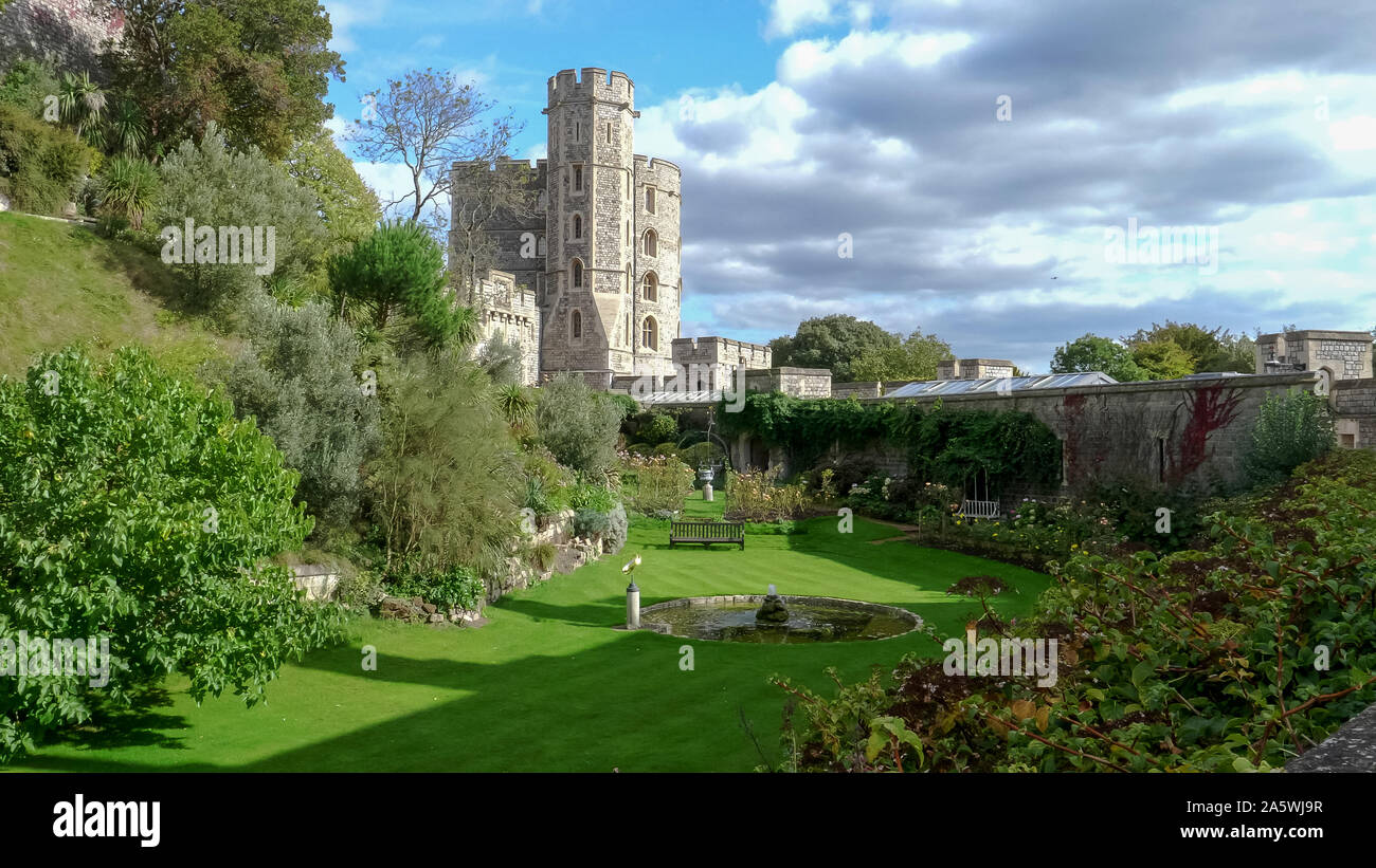 König Edward iii Turm im Schloss Windsor Stockfoto