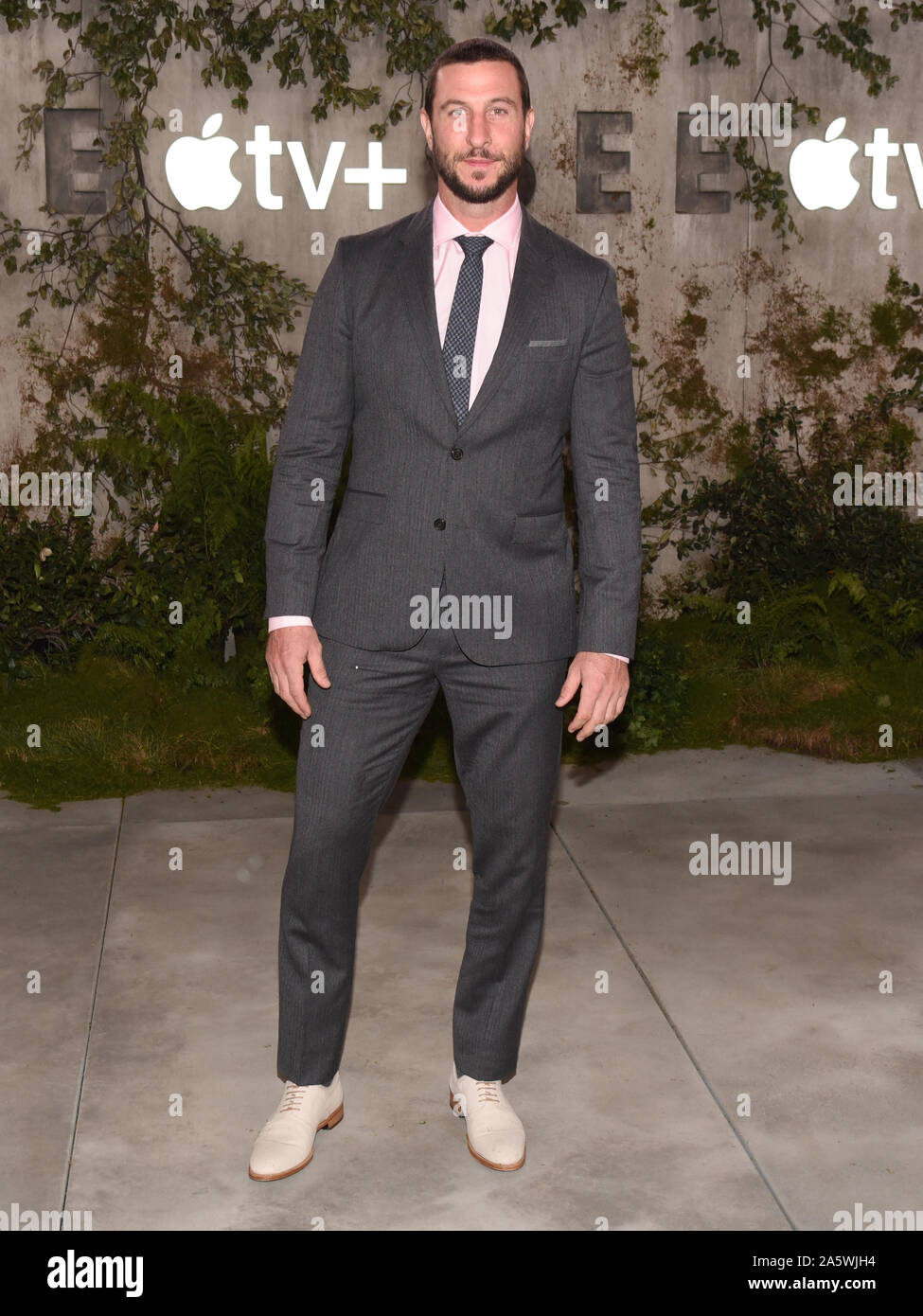 Oktober 21, 2019, Westwood, Kalifornien, USA: Pablo Schreiber besucht die Weltpremiere des Apple TV + ''See' (Credit Bild: © Billy Bennight/ZUMA Draht) Stockfoto