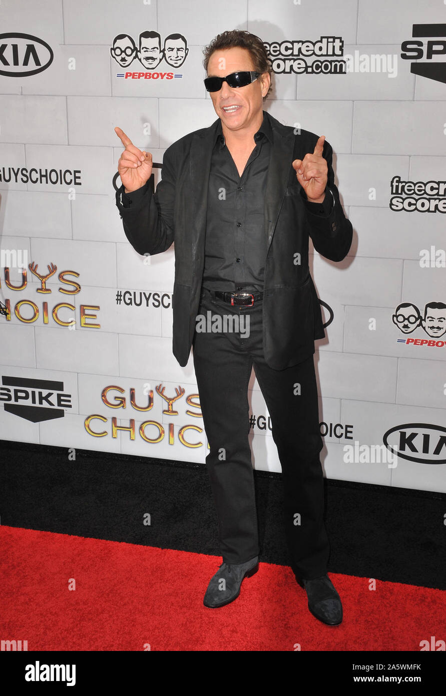 LOS ANGELES, Ca. Juni 02, 2012: Jean-Claude Van Damme an der Spike TV 2012 Guys Choice Awards bei Sony Studios, Culver City, CA. © 2012 Paul Smith/Featureflash Stockfoto