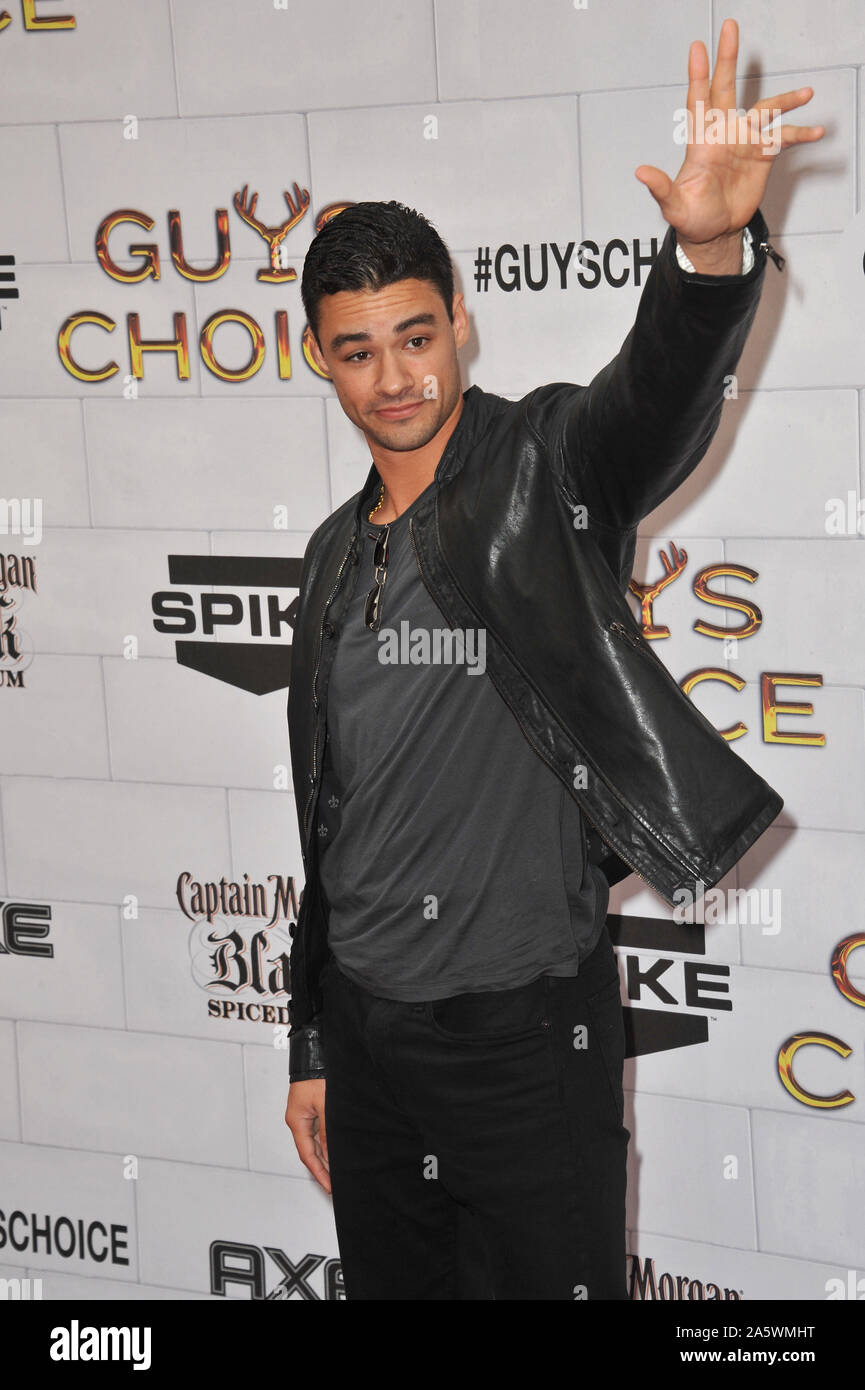 LOS ANGELES, Ca. Juni 02, 2012: Christopher Van Damme (Sohn von Jean-Claude Van Damme) bei Spike TV 2012 Guys Choice Awards bei Sony Studios, Culver City, CA. © 2012 Paul Smith/Featureflash Stockfoto
