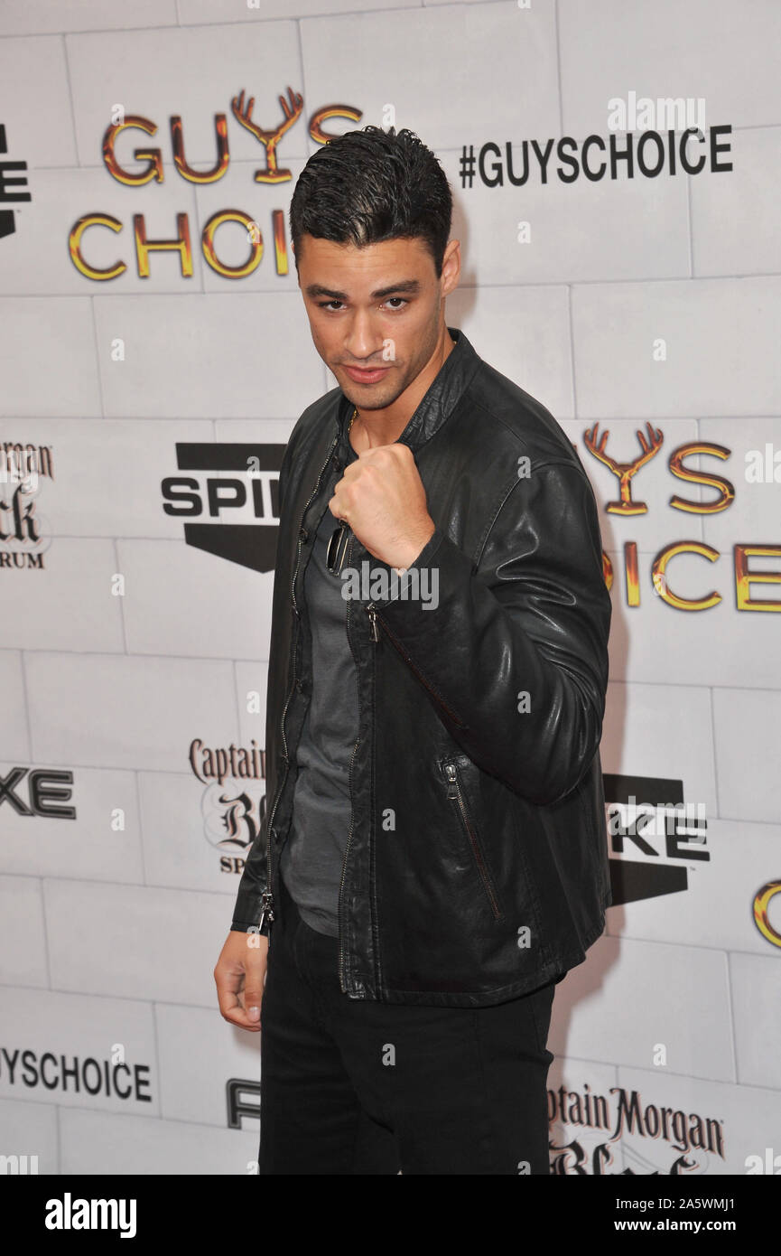 LOS ANGELES, Ca. Juni 02, 2012: Christopher Van Damme (Sohn von Jean-Claude Van Damme) bei Spike TV 2012 Guys Choice Awards bei Sony Studios, Culver City, CA. © 2012 Paul Smith/Featureflash Stockfoto