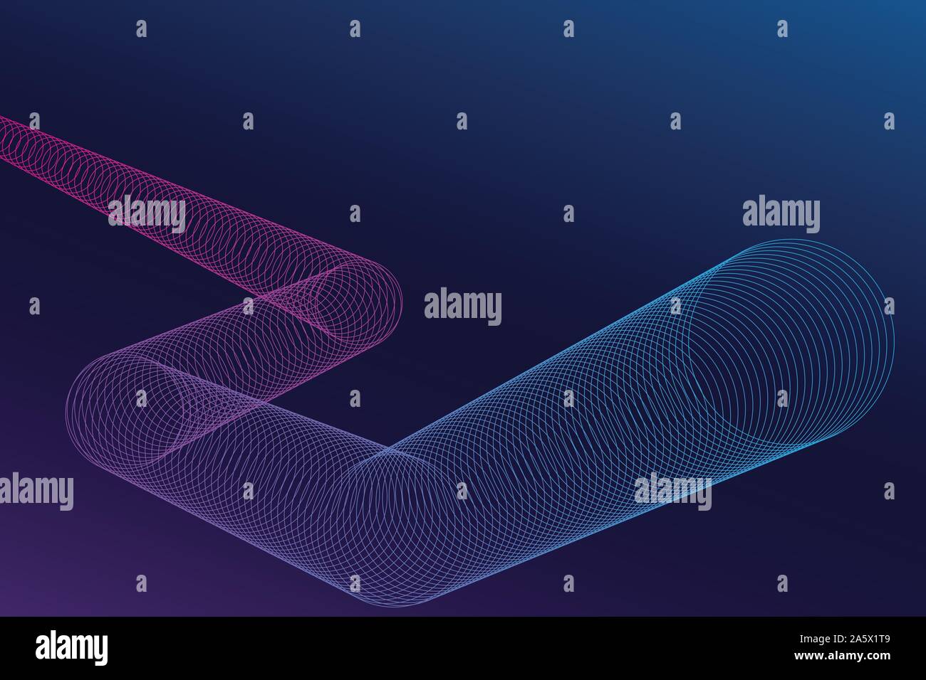 Abstrakte geometrische Hintergrund mit dynamischen Circle Line. Vector Illustration Vorlage für Design. Stock Vektor