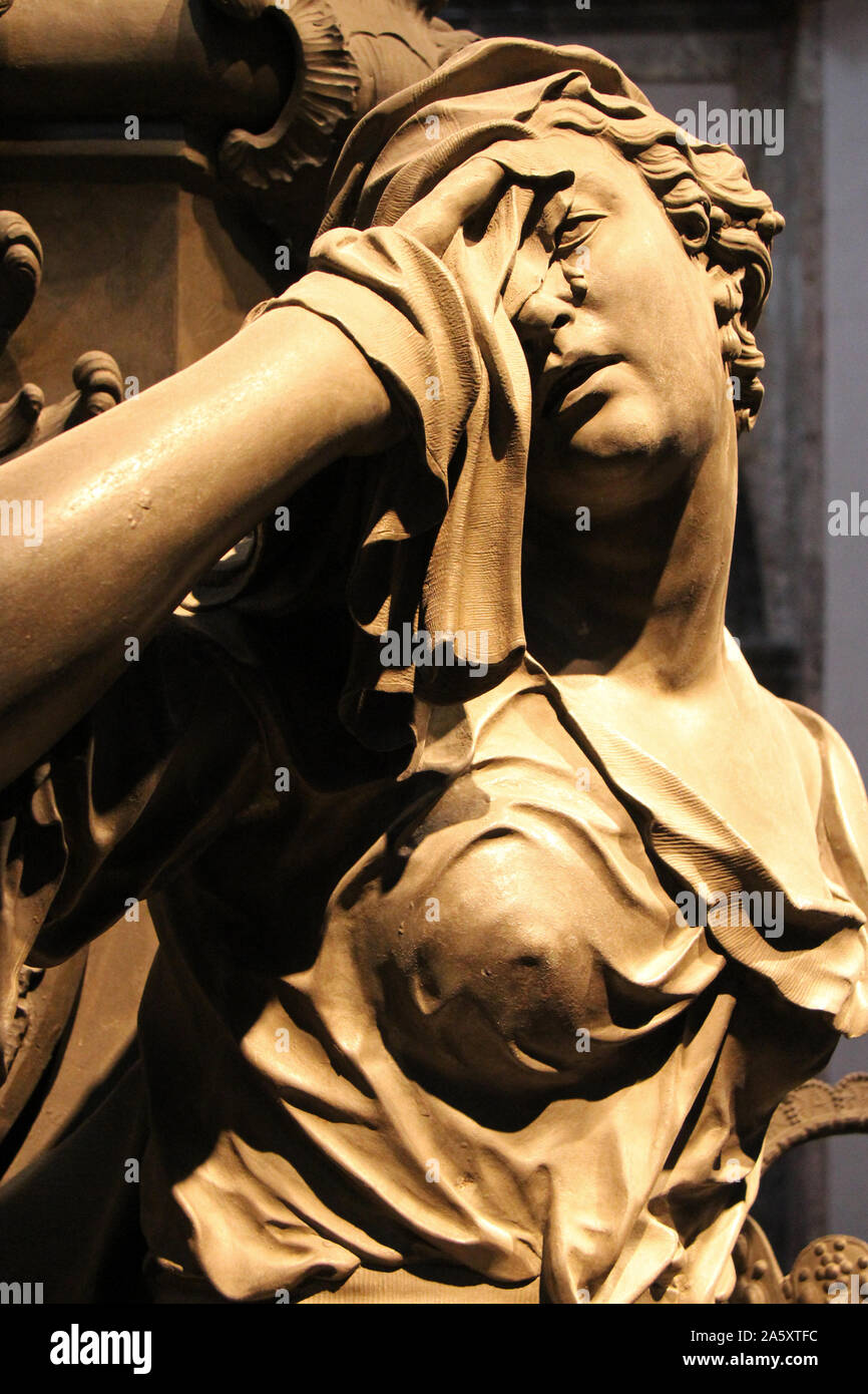 Grab von Marie-Therese d'Autriche und Francois 1er-Kaisergruft - Wien - Österreich Stockfoto