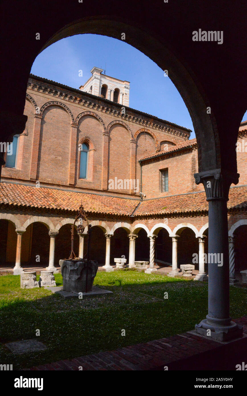 Europa, Italien, Emilia-Romagna, Ferrara, San Romano Kirche, Kathedrale Museum, das Städtische Museum für Alte Kunst Stockfoto