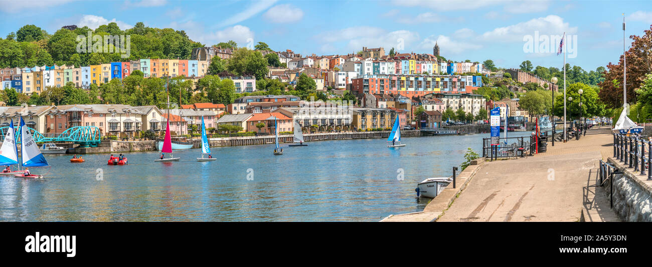 Bristol Marina am schwimmenden Hafen, Somerset, England, Großbritannien Stockfoto
