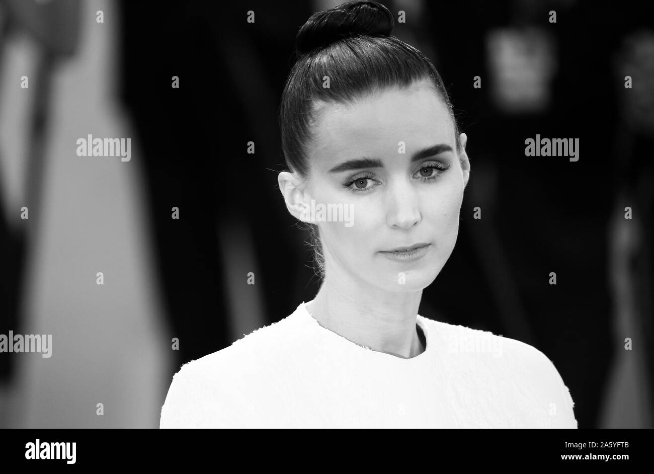 Venedig, Italien, 31. AUGUST 2019: Rooney Mara Spaziergänge auf dem roten Teppich vor der 'Joker' Screening während der 76. Filmfestival von Venedig Stockfoto