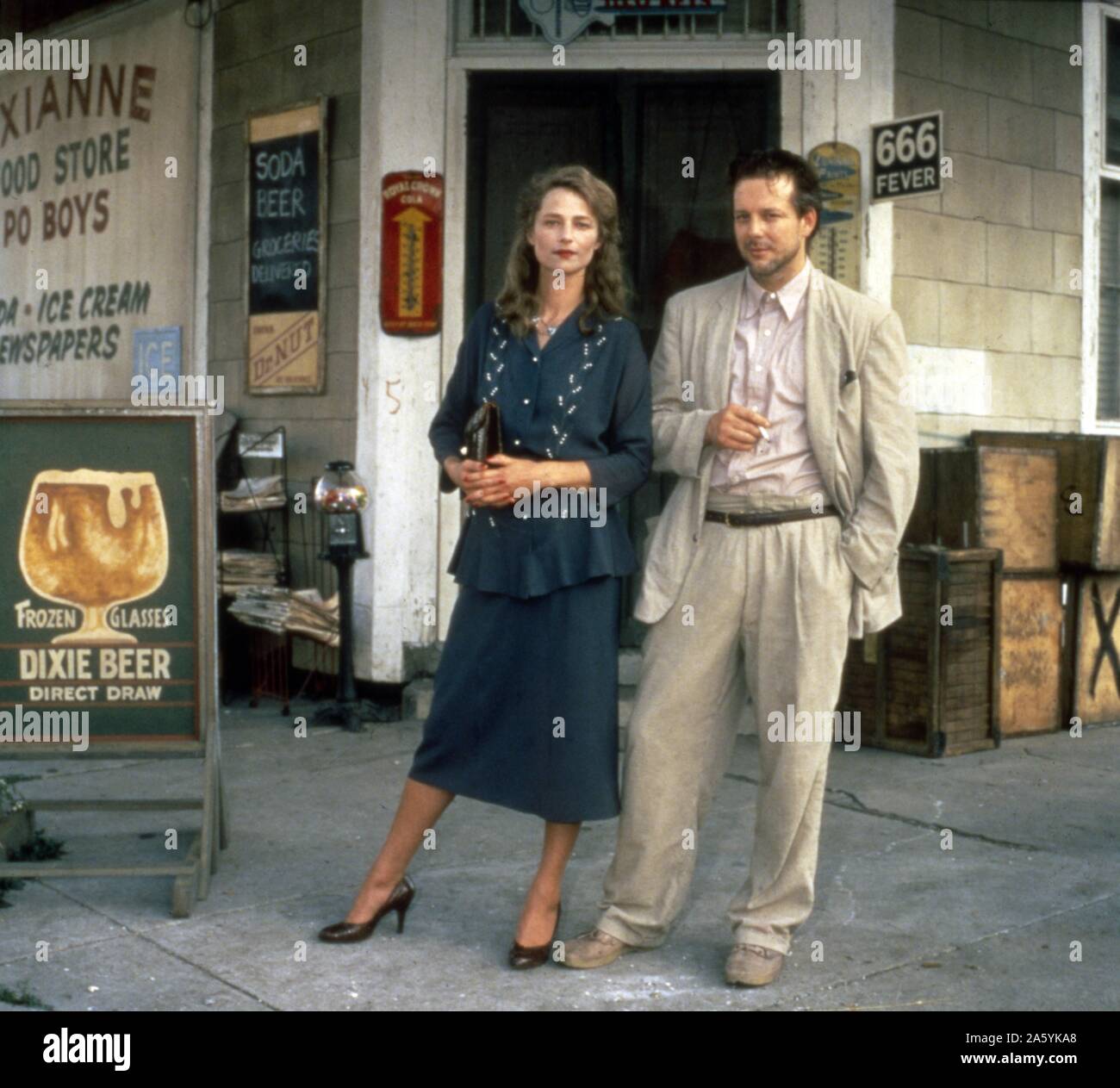 Angel Heart Jahr: 1987 USA/Kanada/Großbritannien Regie: Alan Parker Charlotte Rampling, Mickey Rourke Stockfoto