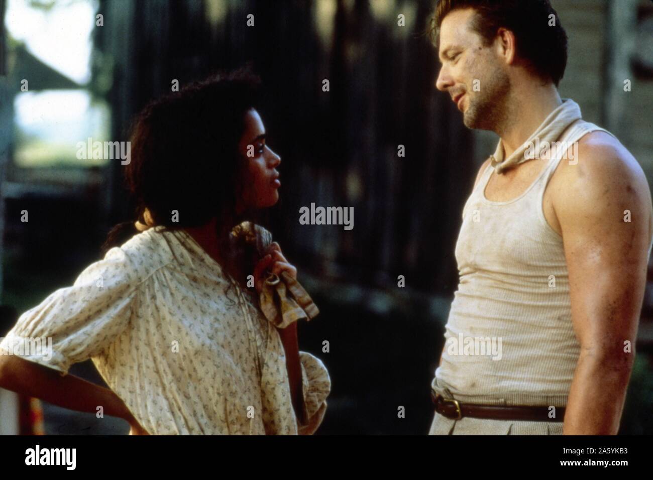 Angel Heart Jahr: 1987 USA/Kanada/Großbritannien Regie: Alan Parker Lisa Bonet, Mickey Rourke Stockfoto