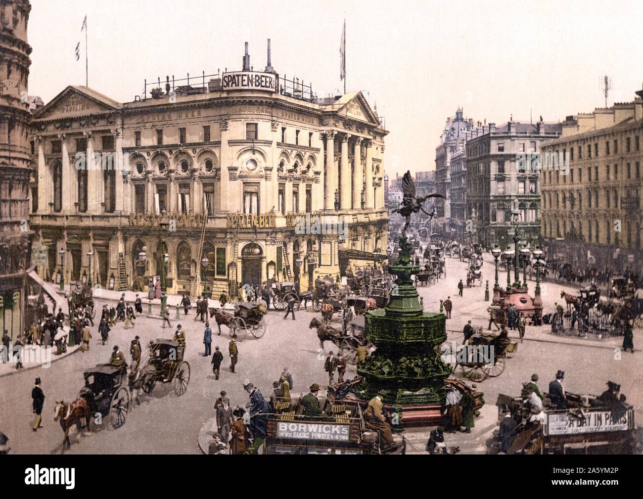 Piccadilly Circus London England Bis Ca 1890 Ca 1900 Stockfotografie Alamy