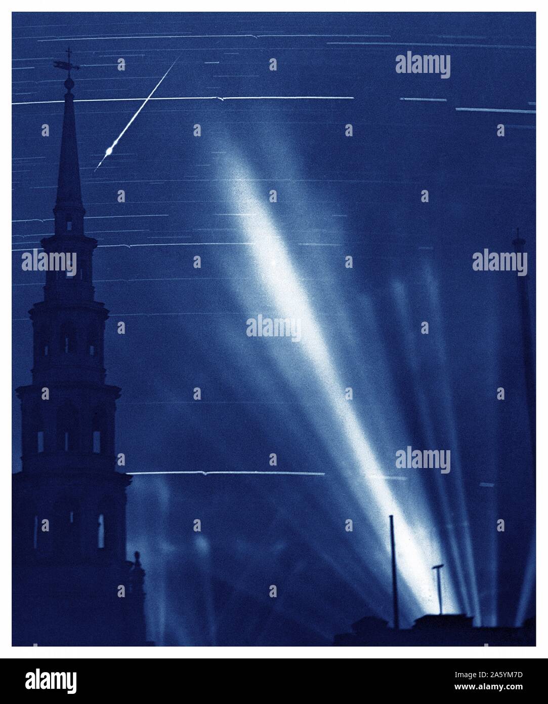 Zweiter Weltkrieg; Die Blitz-Luftangriffe auf London 1940 Stockfoto