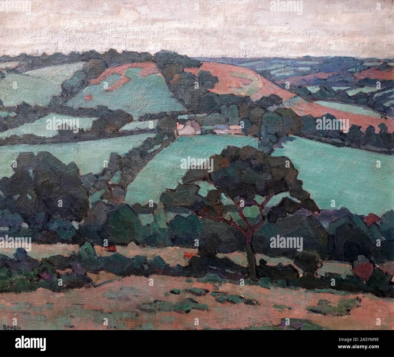 Brimley Hill, Devon; England, 1915 gemalt von Robert Bevan 1865 - 1925 Stockfoto