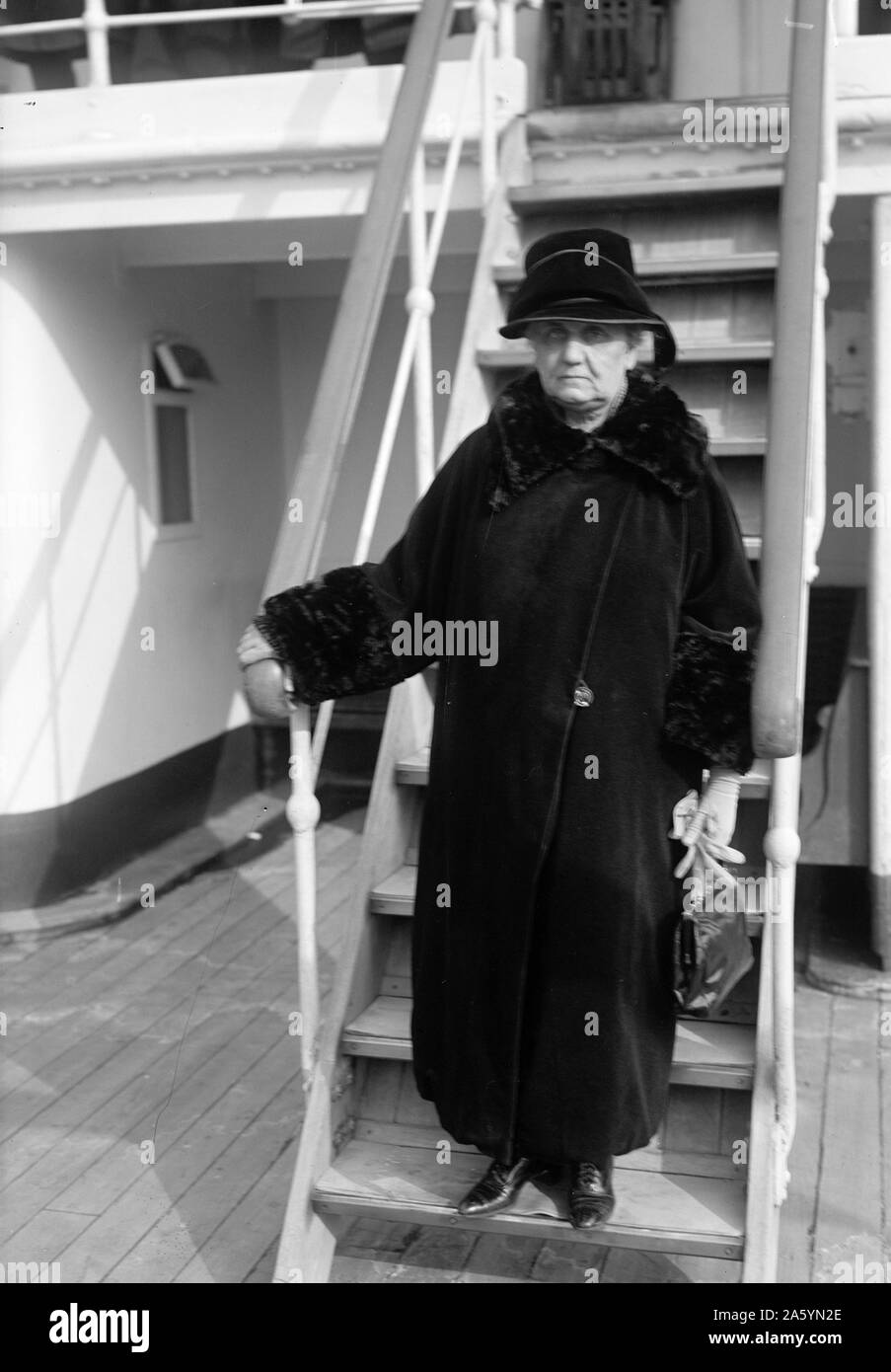 Jane Addams. Amerikanischer Sozialreformer und feministische in Houston, Texas, Co geboren - Gewinner des Friedensnobelpreises 1931. Stockfoto