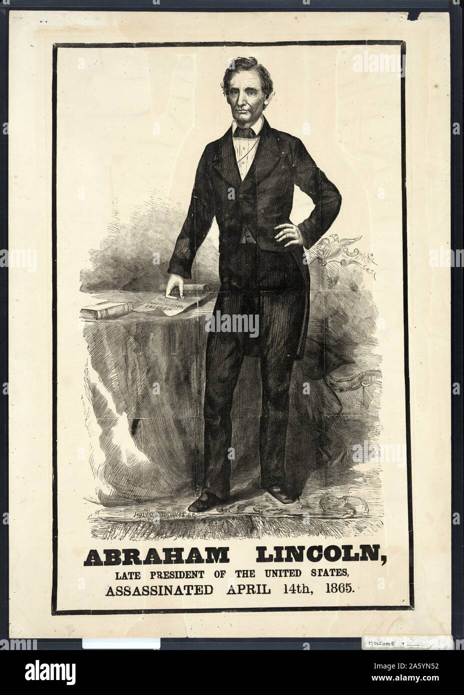 Präsident Abraham Lincoln. 16. Präsident der Vereinigten Staaten von Amerika. Stockfoto