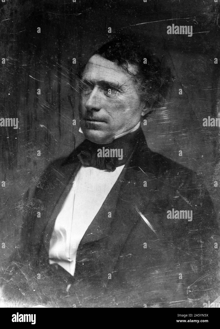 Präsident Franklin Pierce 1857. 14. Präsident der Vereinigten Staaten von Amerika. Unbekannt Stockfoto