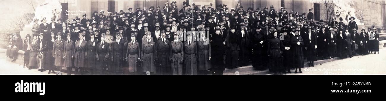 Nationale amerikanische Frauenwahlrecht Übereinkommen, St. Louis, 1919 Stockfoto