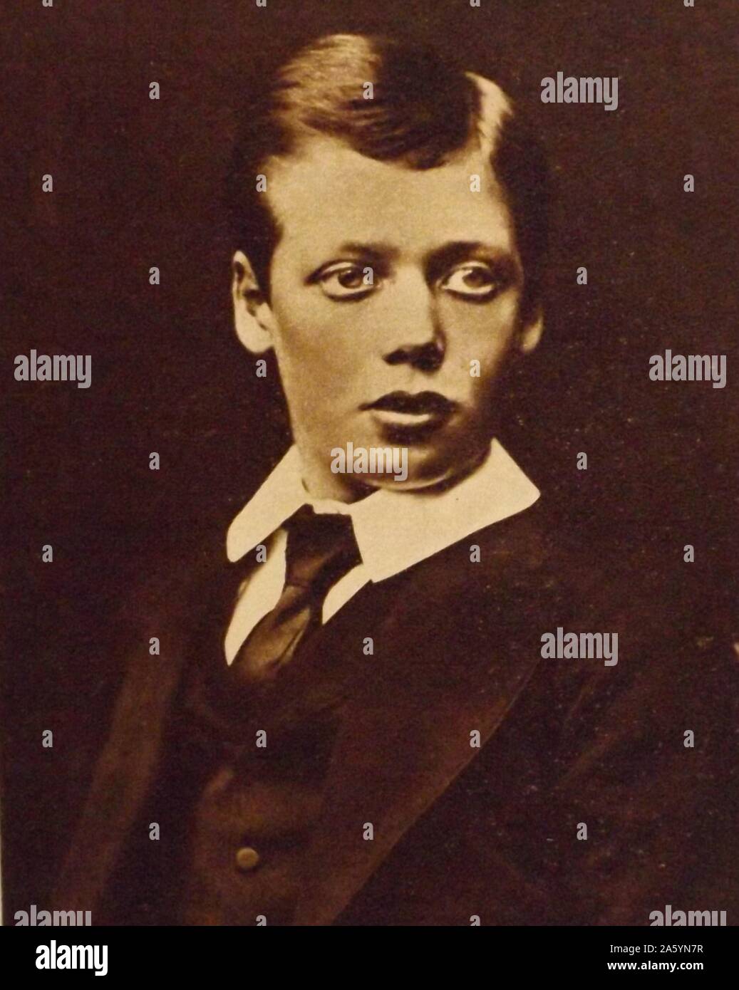 Prince George später König George V. von England 1877 Stockfoto