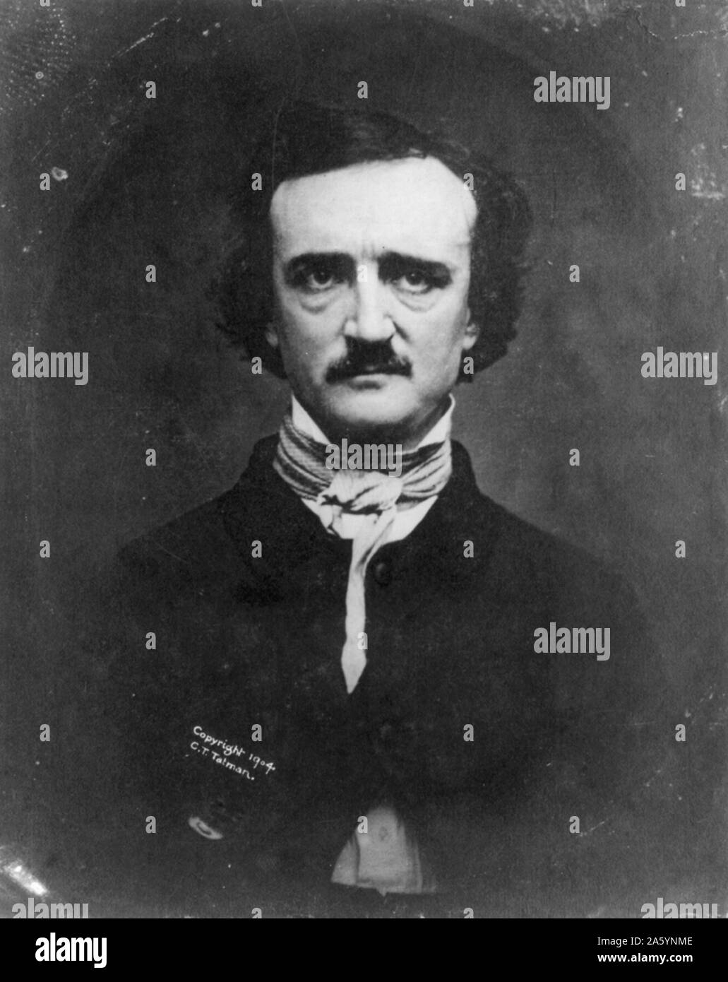 PoE 1809-1849. US-amerikanischer Autor von Horror und Thriller Geschichten c1904. Stockfoto